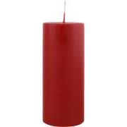 Pillar candle dark red Ø:6 H:15