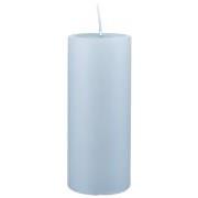 Pillar candle sky grey Ø:6 H:15