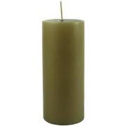 Pillar candle olive Ø:6 H:15