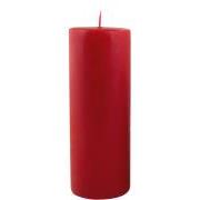 Pillar candle dark red Ø:7 H:20