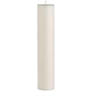 Christmas candle 1-24 w/embossed numbers white Nordic Swan Eco-label stearin