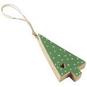 Christmas tree for hanging small green w/white dots