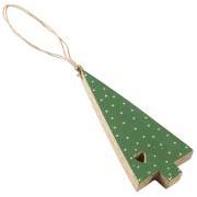 Christmas tree for hanging large green w/white dots