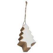 Christmas tree for hanging white