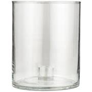 Candle holder glass f/2.2 cm candle w/fixed holder