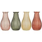 Vase Anemone grooved 4 asstd colours UNIQUE different sizes