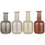 Vase Anemone flaskefacon 4 ass farver UNIKA varierende størrelser