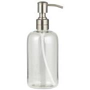 Soap dispenser small w/silver coloured pump stainless steel
