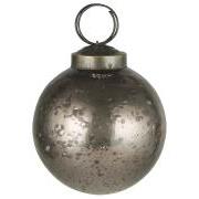 Christmas ornament pebbled glass soil poor man’s silver