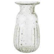 Hyacintvase pebbled glas klar