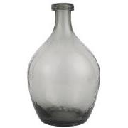 Glass balloon grey glass NON FOOD handblown weight can vary