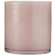 Flower pot Venecia solid coloured rose glass