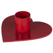 Candle holder f/2.2 cm candle heart