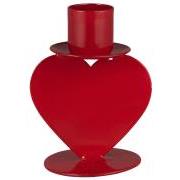 Candle holder f/2,2 cm candle heart on base