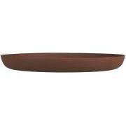 Tray small antique brown