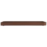 Tray oblong antique brown