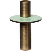 Stage t/1,3 cm lys til at putte i flaske 2-farvet lysegrøn