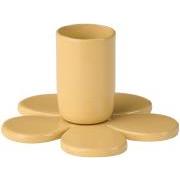 Stage t/1,3 cm lys blomsterformet cafe cream