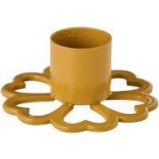 Stage t/2,2 cm lys udstansede hjerter mustard