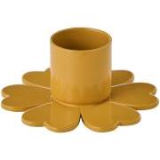 Stage t/2,2 cm lys hjerter mustard