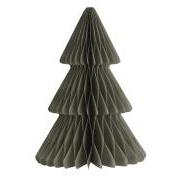 Juletræ stående foldet papir m/magnetlukning