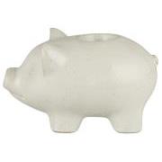 Candle holder f/2.2 cm candle pig