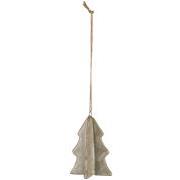 Christmas tree for hanging green/natural dappled