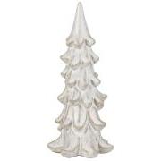 Christmas tree standing white-mottled
