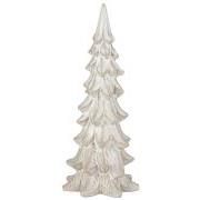 Christmas tree standing white-mottled