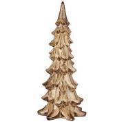 Christmas tree standing brown-mottled