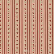 Serviet 16,5x16,5 cm hjerter og striber 20 stk/pk