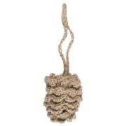 Cone for hanging crocheted jute